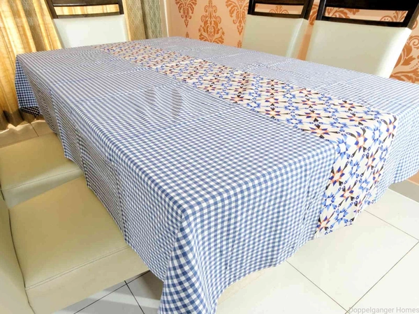 Doppelganger Homes Designer Table Cover 6 Seater Cotton-21