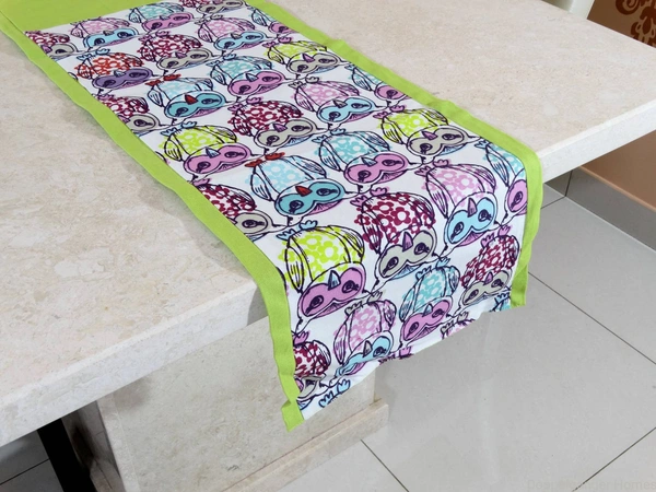 Doppelganger Homes Colorful Cotton Table Runner