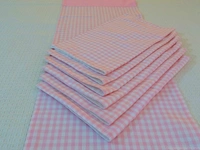 Doppelganger Homes Cotton Dining Table Cover, Runner & Placemat set (8PCS)-40
