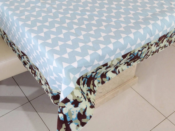 Doppelganger Homes 6 Seater Designer Cotton Dining Table Cover-9