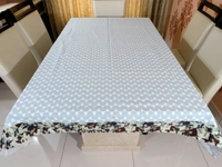 Doppelganger Homes 6 Seater Designer Cotton Dining Table Cover-9