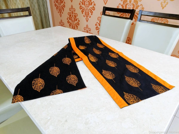 Doppelganger Homes "Falling leaf" Cotton Table Runner-17