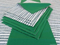Doppelganger Homes Cotton Dining Table Cover, Runner & Placemat set (8PCS)-48