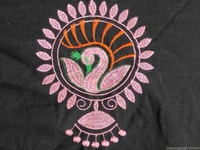 Embroidered  Double Bed Sheet-153