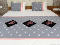 Embroidered  Double Bed Sheet-153