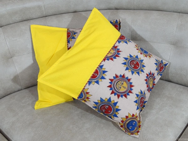 Doppelganger Homes Sun Kalamkari Cushion cover Set-78