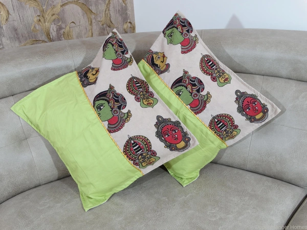 Doppelganger Homes Kalamkari Cushion cover Set-72
