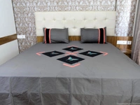 Embroidered  Double Bed Sheet-142