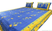 Kantha Embroidery Double Bed Sheet-42