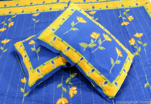 Kantha Embroidery Double Bed Sheet-42