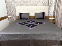 Embroidered  Double Bed Sheet-138