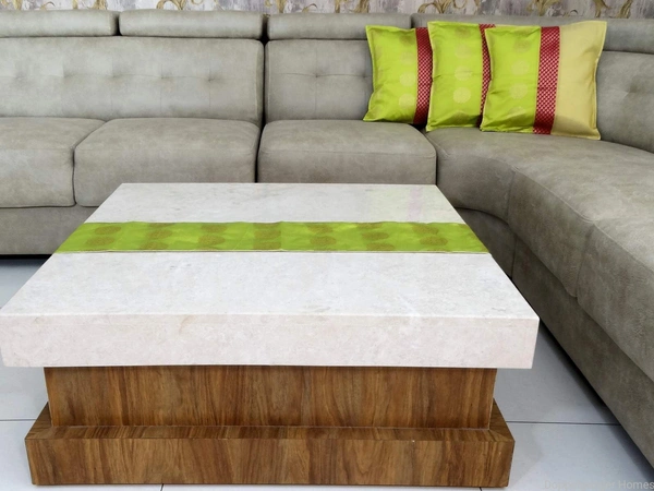Doppelganger Homes 3 Pcs Designer Cushion cover and Runner Set-94