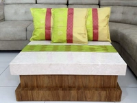 Doppelganger Homes 3 Pcs Designer Cushion cover and Runner Set-94