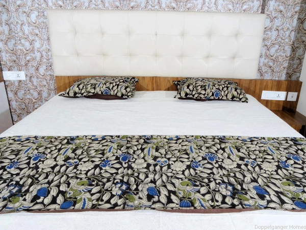 Doppelganger Homes Kalamkari Double Bed sheet  set-84