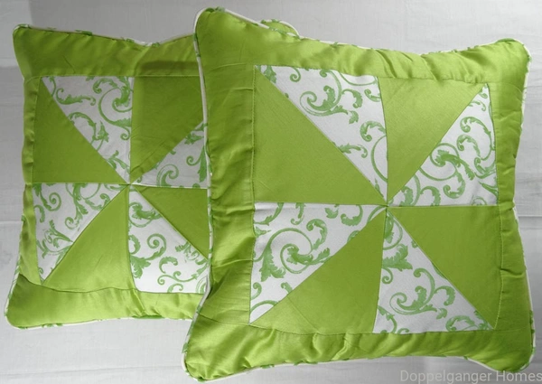 Doppelganger Homes Pin Wheel Cushion Cover Set Of 2 PCS-6