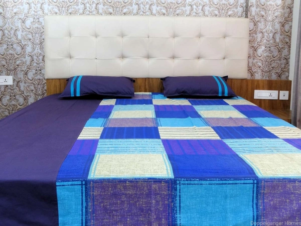 Doppelganger Homes Printed cotton Double Bed Sheet-119