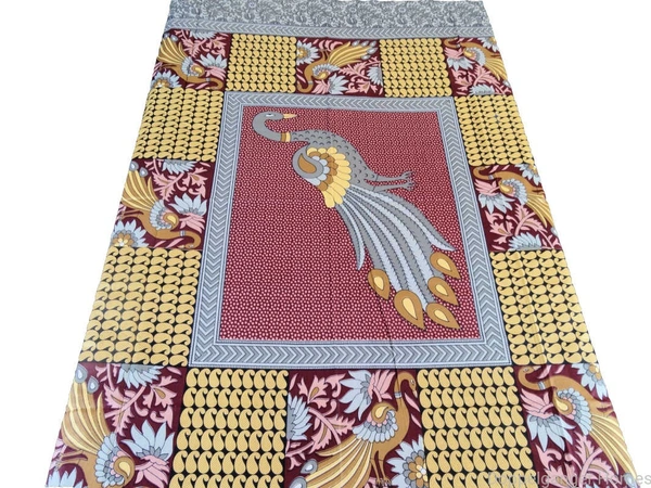 Ethnic Cotton Single Bed Sheet-59