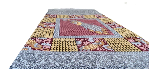 Ethnic Cotton Single Bed Sheet-59