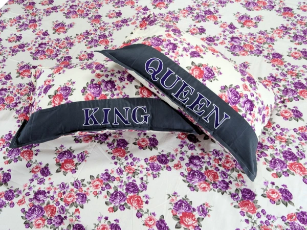 Doppelganger Homes �KING-QUEEN� Double Bed Sheet-63