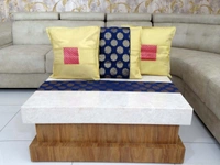 Doppelganger Homes 3 Pcs Designer Cushion cover and Runner Set-98