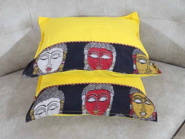 Doppelganger Homes Kalamkari Cushion cover Set-79
