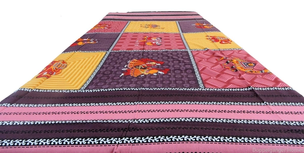 Ethnic Cotton Single Bed Sheet-58