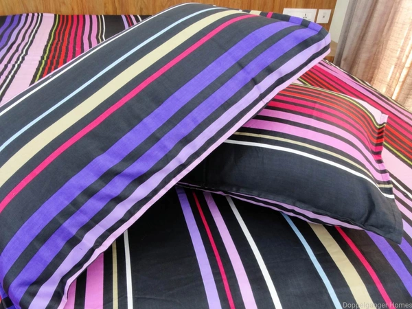 Doppelganger Homes Printed cotton Double Bed Sheet-120