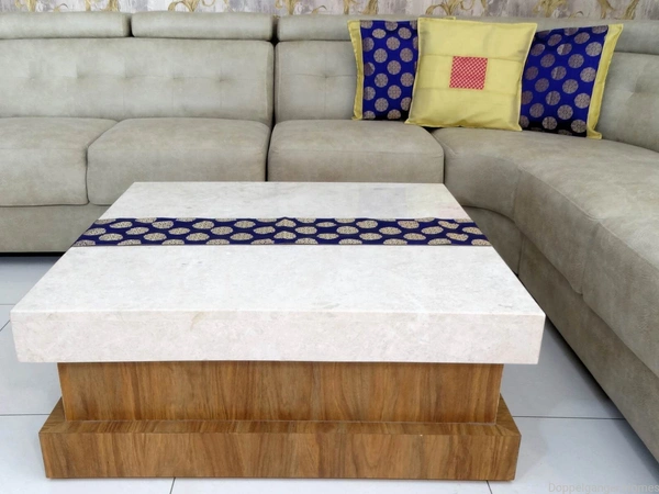 Doppelganger Homes 3 Pcs Designer Cushion cover and Runner Set-93