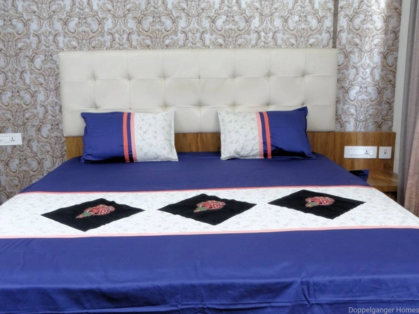 Embroidered  Double Bed Sheet-149