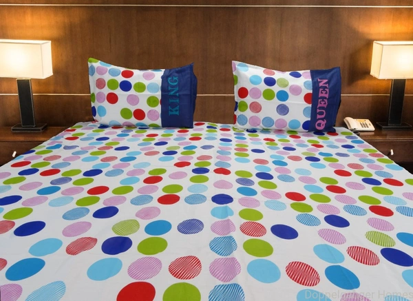Doppelganger Homes �KING-QUEEN� Double Bed Sheet-29