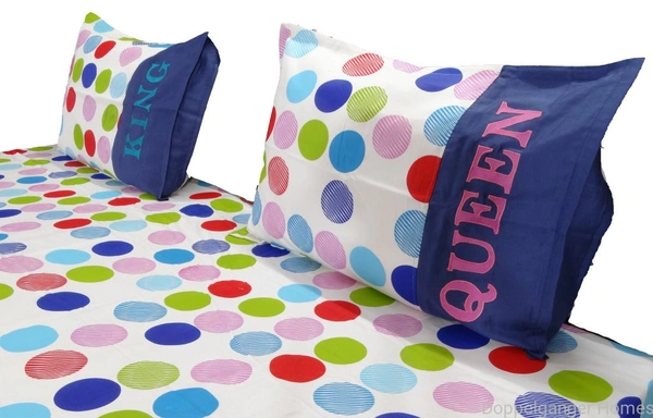 Doppelganger Homes �KING-QUEEN� Double Bed Sheet-29