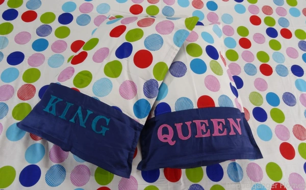 Doppelganger Homes �KING-QUEEN� Double Bed Sheet-29