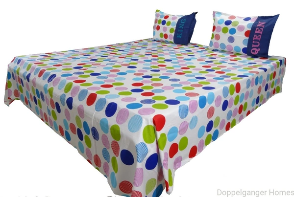 Doppelganger Homes �KING-QUEEN� Double Bed Sheet-29
