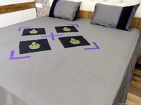 Embroidered  Double Bed Sheet-144