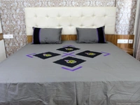 Embroidered  Double Bed Sheet-144