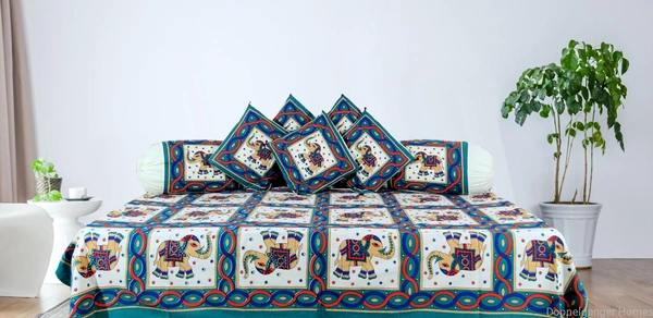 Doppelganger Homes Diwan set (Set of 8 pcs.)-53