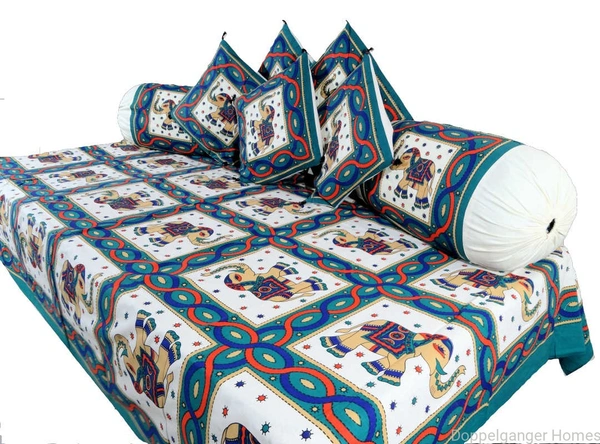 Doppelganger Homes Diwan set (Set of 8 pcs.)-53
