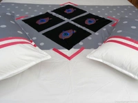 Embroidered  Double Bed Sheet-150