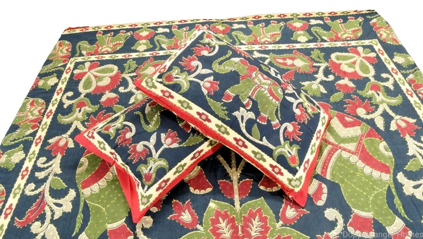 Kantha Embroidery Double Bed Sheet-39