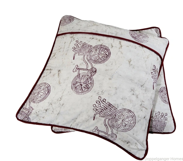 Doppelganger Homes Dabu print Cushion cover Set-34