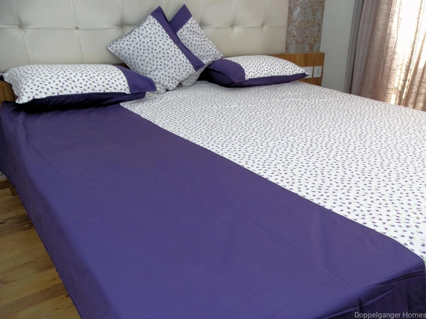 Doppelganger Homes Floral Double Bed sheet-121