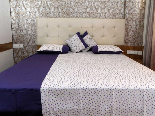 Doppelganger Homes Floral Double Bed sheet-121