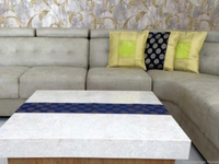 Doppelganger Homes 3 Pcs Designer Cushion cover and Runner Set-97