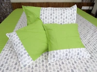 Doppelganger Homes Green Christmas tree Double Bed Sheet-88
