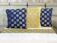 Doppelganger Homes 3 Pcs Designer Cushion cover and Runner Set-96