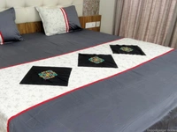 Embroidered  Double Bed Sheet-152