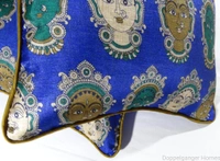 Doppelganger Homes Art Silk Kalamkari Cushion Cover Set Of 2 PCS-3