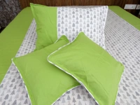 Doppelganger Homes Green Christmas tree Double Bed Sheet-87