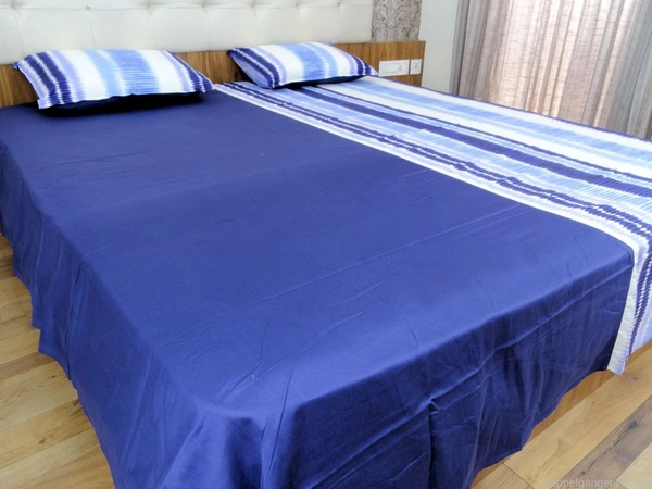 Doppelganger Homes Printed cotton Double Bed Sheet-109