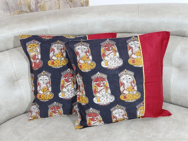 Doppelganger Homes Kalamkari Cushion cover Set-75